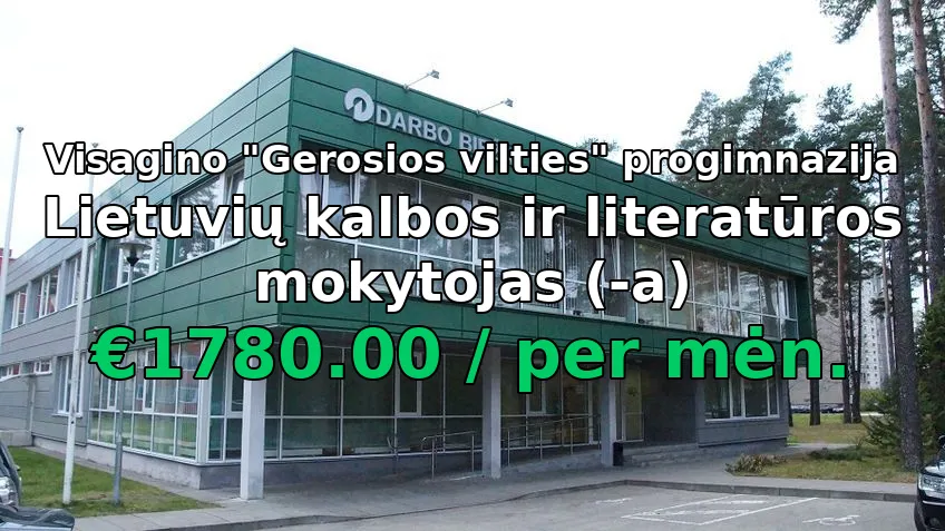 Lietuvių kalbos ir literatūros mokytojas (-a)
