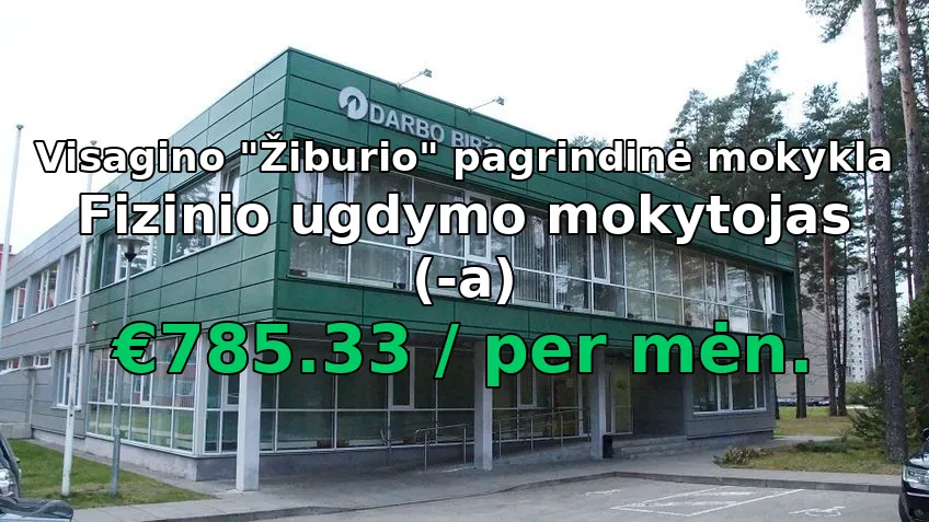 Fizinio ugdymo mokytojas (-a)